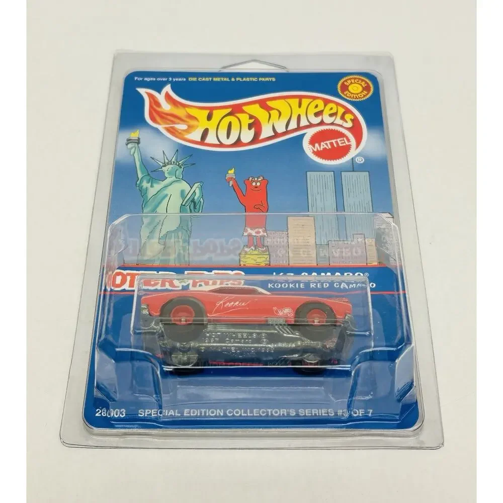 Hot Wheels Otter Pops Kookie Red '67 Camaro Twin Towers w/ Protector NIB